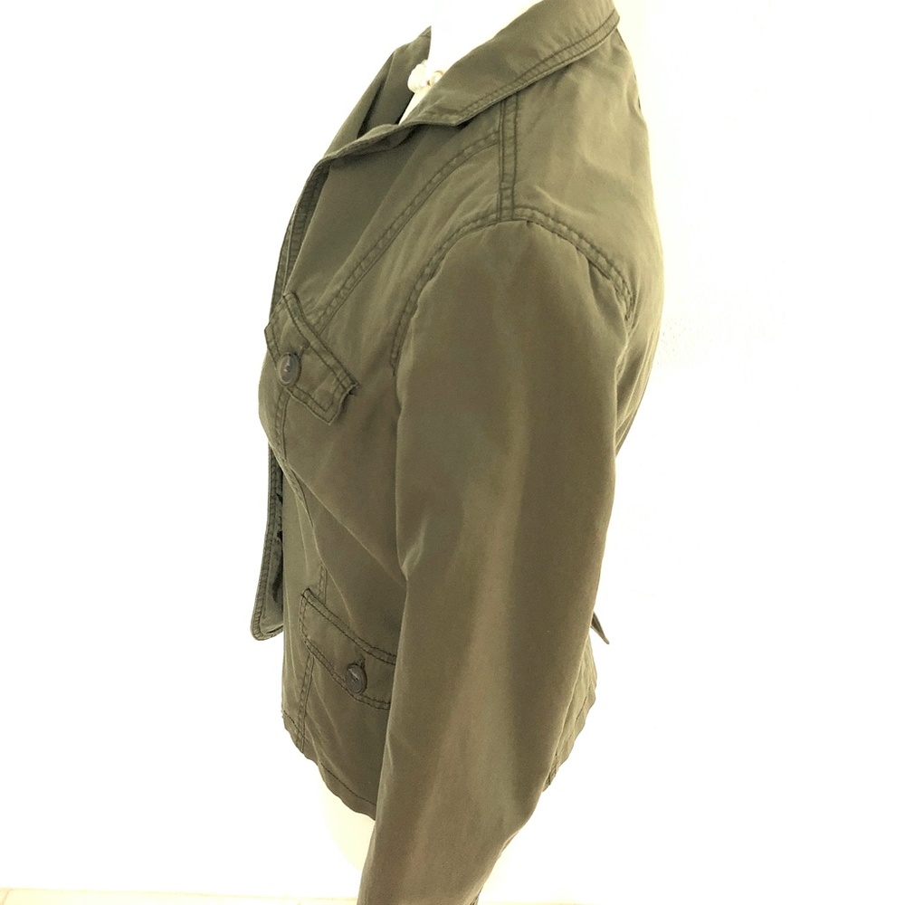 Zara Basic Olive Utility Jacket - image 4